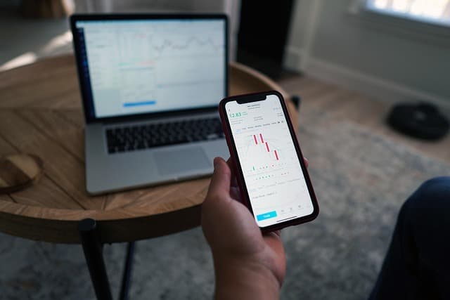 financial trading screen
