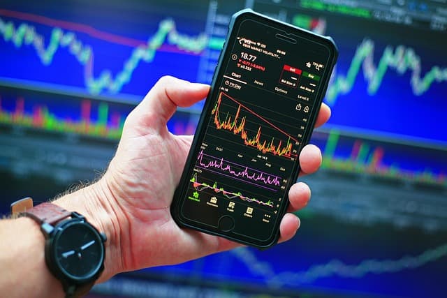 financial trading screen